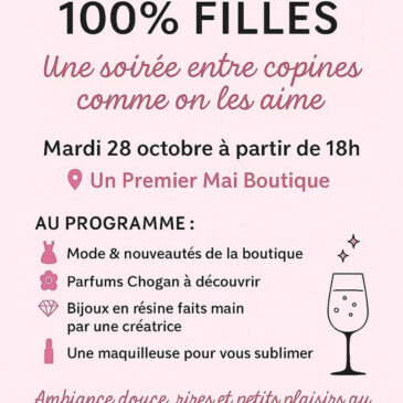 Affiche Soirée 100% filles!